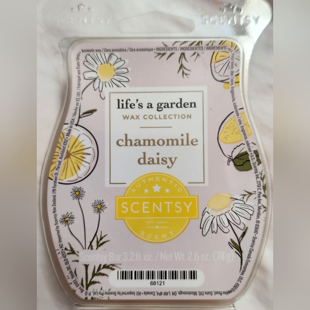 CHAMOMILE DAISY Wax Bar, Scentsy, NEW